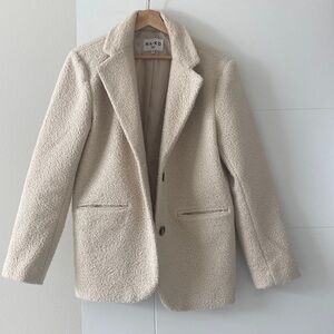 NA-KD oversized teddy blazer